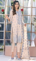 Embroidered Lawn Unstitched 3 Piece Suit