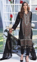Embroidered Lawn Unstitched 3 Piece Suit