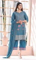 Embroidered Lawn Unstitched 3 Piece Suit