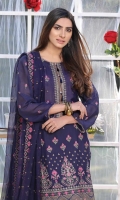 Embroidered Lawn Unstitched 3 Piece Suit