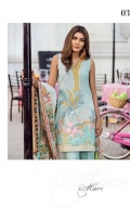 Embroidered Front Digital Printed Back Digital Printed Sleeves Digital Printed Egyptian Lawn Dupatta Dyed Trousers Embroidered Neckline Embroidered Patches for Trousers