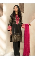 Pear Printed Shirt   Embroidered Neckline  Embroidered Border  Embroidered & Sequined Chiffon Dupatta
