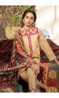 Embroidered Jacquard Shirt Front  Embroidered Jacquard Sleeves  Dyed Shirt Back   Digital Printed Blended Silk Dupatta