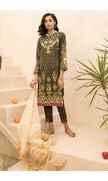 Embroidered Shirt Front  Digital Printed Shirt Back & Sleeves  Jacquard Dupatta