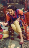Embroidered Shirt Front  Printed back & sleeves  Dyed Karandi Trouser  Digital Printed Silk Viscose Dopatta 