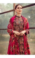 Embroidered Khaddar Shirt Front  Digital Printed Khaddar Shirt Back & Sleeves  Dyed Khaddar Trouser  Digital Printed Viscose Shawl