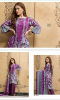 3 Meters Printed Lawn Shirt  2.5 Meters Lawn Dupatta  2.5 Meters Trouser