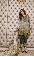 3 Meters Printed Lawn Shirt  2.5 Meters Lawn Dupatta  2.5 Meters Trouser