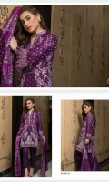 3 Meters Printed Lawn Shirt  2.5 Meters Lawn Dupatta  2.5 Meters Trouser