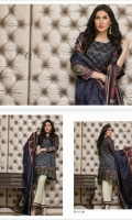 3 Meters Printed Lawn Shirt  2.5 Meters Lawn Dupatta  2.5 Meters Trouser