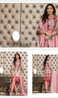 3 Meters Printed Lawn Shirt  2.5 Meters Lawn Dupatta  2.5 Meters Trouser