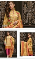 3 Meters Printed Lawn Shirt  2.5 Meters Lawn Dupatta  2.5 Meters Trouser