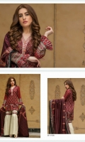 3 Meters Printed Lawn Shirt  2.5 Meters Lawn Dupatta  2.5 Meters Trouser