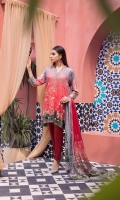 -Shirt Digitally Printed Embroidered Sequin Linen Front with Digitally Printed Back an Sleeves -Dupatta Digitally Printed Pure Embroidered Chiffon -Premium Dyed Trouser