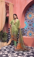 -Shirt Digitally Printed Embroidered Sequin Linen Front with Digitally Printed Back an Sleeves -Dupatta Digitally Printed Pure Embroidered Chiffon -Premium Dyed Trouser