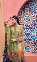 -Shirt Digitally Printed Embroidered Sequin Linen Front with Digitally Printed Back an Sleeves -Dupatta Digitally Printed Pure Embroidered Chiffon -Premium Dyed Trouser