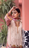 -Shirt Digitally Printed Embroidered Sequin Linen Front with Digitally Printed Back an Sleeves -Dupatta Digitally Printed Pure Embroidered Chiffon -Premium Dyed Trouser