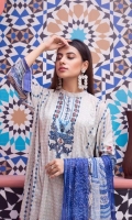 -Shirt Digitally Printed Embroidered Sequin Linen Front with Digitally Printed Back an Sleeves -Dupatta Digitally Printed Pure Embroidered Chiffon -Premium Dyed Trouser