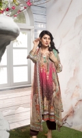 Shirt Digitally Printed Chikan Kari Embroidered Linen Dupatta Digitally Printed Pure Chiffon Trouser Premium Dyed