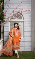 Shirt Digitally Printed Chikan Kari Embroidered Linen Dupatta Digitally Printed Pure Chiffon Trouser Premium Dyed