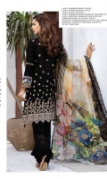 LAWN EMBROIDERED FRONT LAWN EMBROIDERED BACK LAWN PLAIN SLEEVES LAWN EMBROIDERED BORDER FOR FRONT AND BACK LAWN PRINTED BORDER FOR SLEEVES LAWN EMBROIDERED NECKLINE PATTI ORGANZA EMBROIDERED BORDER FOR TROUSER CRINKLE CHIFFON PRINTED DUPATTA PLAIN TROUSER