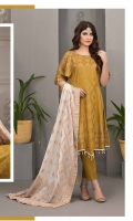 Lawn Broshia Shirt Lawn Broshia Trouser  Cotton Dupatta