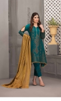 Lawn Broshia Shirt Lawn Broshia Trouser  Cotton Dupatta