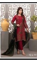 Lawn Broshia Shirt Lawn Broshia Trouser  Cotton Dupatta