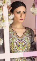 1 cotton digital print with embroidery shirt 2 emb shefoon dup 3 plain shalwar