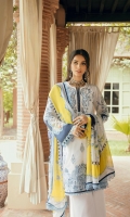 Embroidered Lawn Front           01.25 meters  Printed Lawn Back                     01.25 meters  Printed Lawn Sleeves                 0.65 meters  Cambric Trouser                         02.5 meters  Printed Chiffon Dupatta              02.5 meters