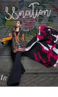 Digital printed shirt on Lawn Fabric with Lawn printed dupatta, Embroidered bunch on organza.