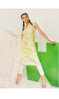 Embriodered shirt front on Lawn Fabric with Indian embriodered net dupatta.
