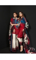 Printed shirt on Lawn Fabric with lawn printed dupatta & printed cotton pants.