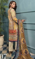 Digital Printed Lawn Shirt With Embroidery Printed Chiffon Dupatta Dyed Trouser