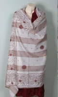 Kashmiri Pashmina Wool Embroidered Shawl