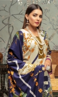Embroidered Linen Shirt Printed Jacquard Dupatta Dyed Trouser
