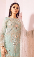 embroidered chiffon unstitched 3pc suit