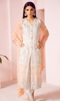 embroidered chiffon unstitched 3pc suit