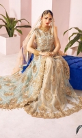 embroidered net unstitched 3pc suit