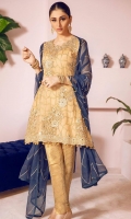 embroidered net unstitched 3pc suit