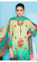 Embroidered Digital Printed Lawn Front Digital Printed Lawn back Digital Printed Lawn sleeve Digital Printed Lawn Dupatta Dyed Lawn Trouser