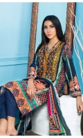 Embroidered Digital Printed Lawn Front Digital Printed Lawn back Digital Printed Lawn sleeve Digital Printed Lawn Dupatta Dyed Lawn Trouser