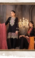Embroidered Lawn FrontEmbroidered Lawn BackEmbroidered Lawn SleevesEmbroidered Chiffon DupattaDyed Cotton Trouser