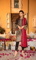 Front : Embroidered Chiffon Hand Embellished (0.8 M) Back: Embroidered Chiffon (0.8 M) Sleeves: Embroidered & Hand Embellished Chiffon (0.66 M) Dupatta: Embroidered Chiffon (2.5 M) Trouser: Raw...