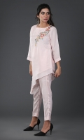 Embroidered Stitched 2 Piece Suit 